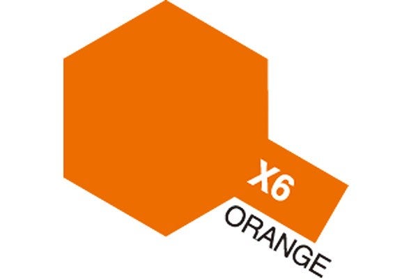 Tamiya Acrylic Mini X-6 Orange 10 ml