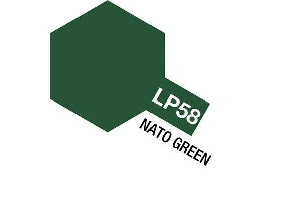 Tamiya Lacquer Paint LP-58 Nato Green (Flat) 10 ml