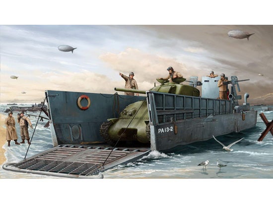 WWII US Navy LCM (3) Landing craft  (Trumpeter 1/35)