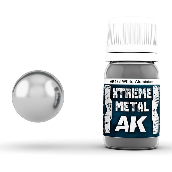 Xtreme metal White Aluminium (AK Interactive)