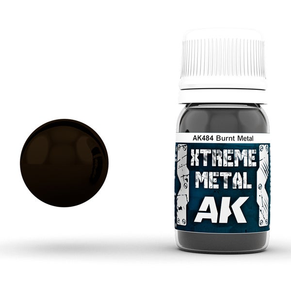 Xtreme metal Burnt Metal30 ml (AK Interactive)