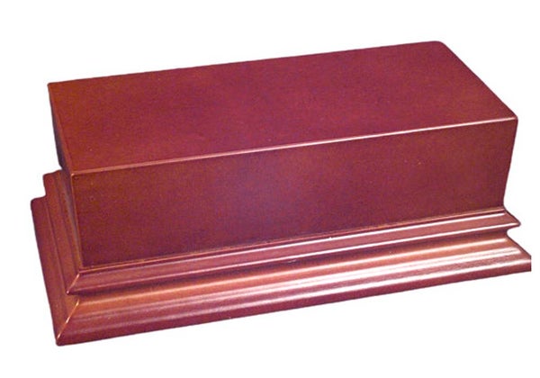 Base with pedestal 105x45 mm