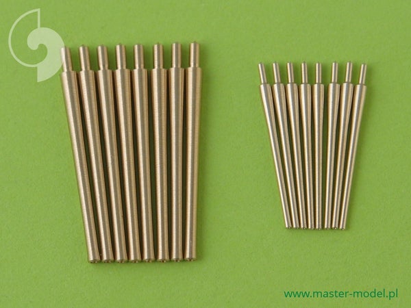 IJN Mogami (1942) armament - 20cm (6pcs), 12,7cm (8pcs) barrels (Master 1/350)
