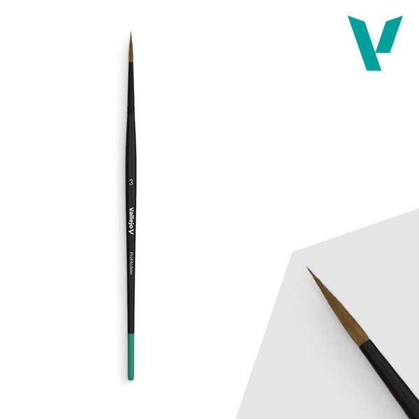 Pro Modeler Brush round natural hair No. 3