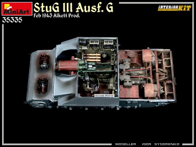 StuG III Ausf. G Feb 1943 Alkett Prod. Interior Kit (MiniArt 1/35)
