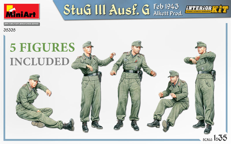 StuG III Ausf. G Feb 1943 Alkett Prod. Interior Kit (MiniArt 1/35)