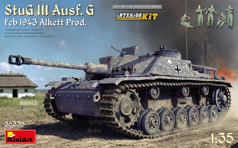StuG III Ausf. G Feb 1943 Alkett Prod. Interior Kit (MiniArt 1/35)