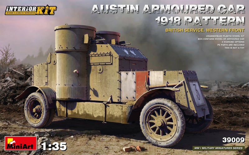 Austin armoured car 1918 pattern, Interior kit(MiniArt 1/35)