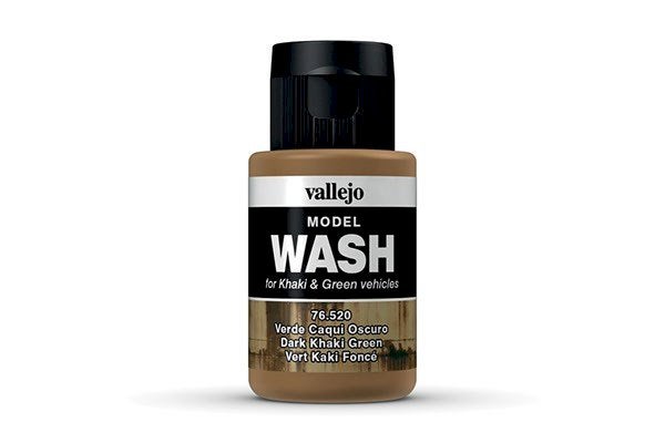 Vallejo Model Wash 35ml DARK KHAKI GREEN