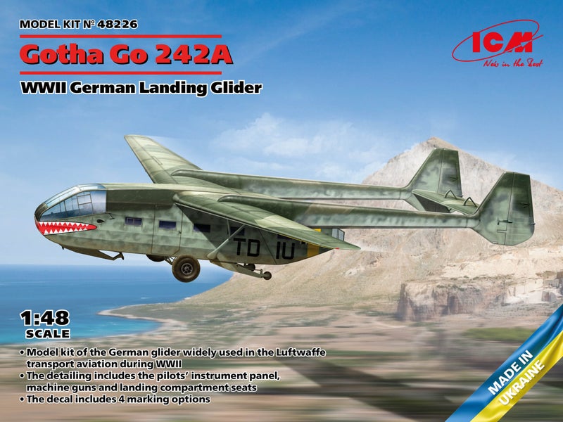 Gotha Go 242A, WWII German Landing Glider (ICM 1/48)
