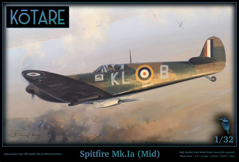 Supermarine Type 300 Spitfire Mk. Ia Mid Prod (Kotare 1/32)