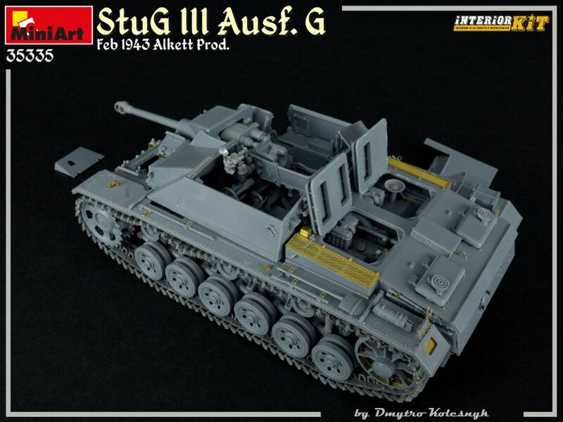 StuG III Ausf. G Feb 1943 Alkett Prod. Interior Kit (MiniArt 1/35)