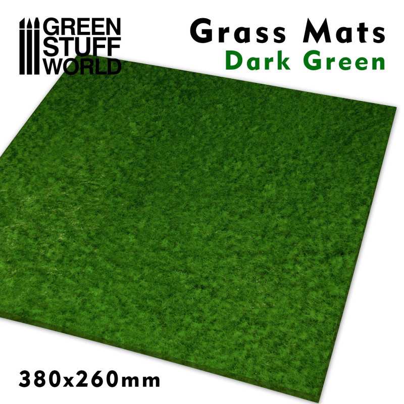 Grass Mats - Dark Green 4 mm (Green Stuff World)