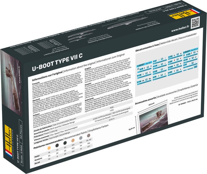 U-boot Type VII C (Heller 1/400)